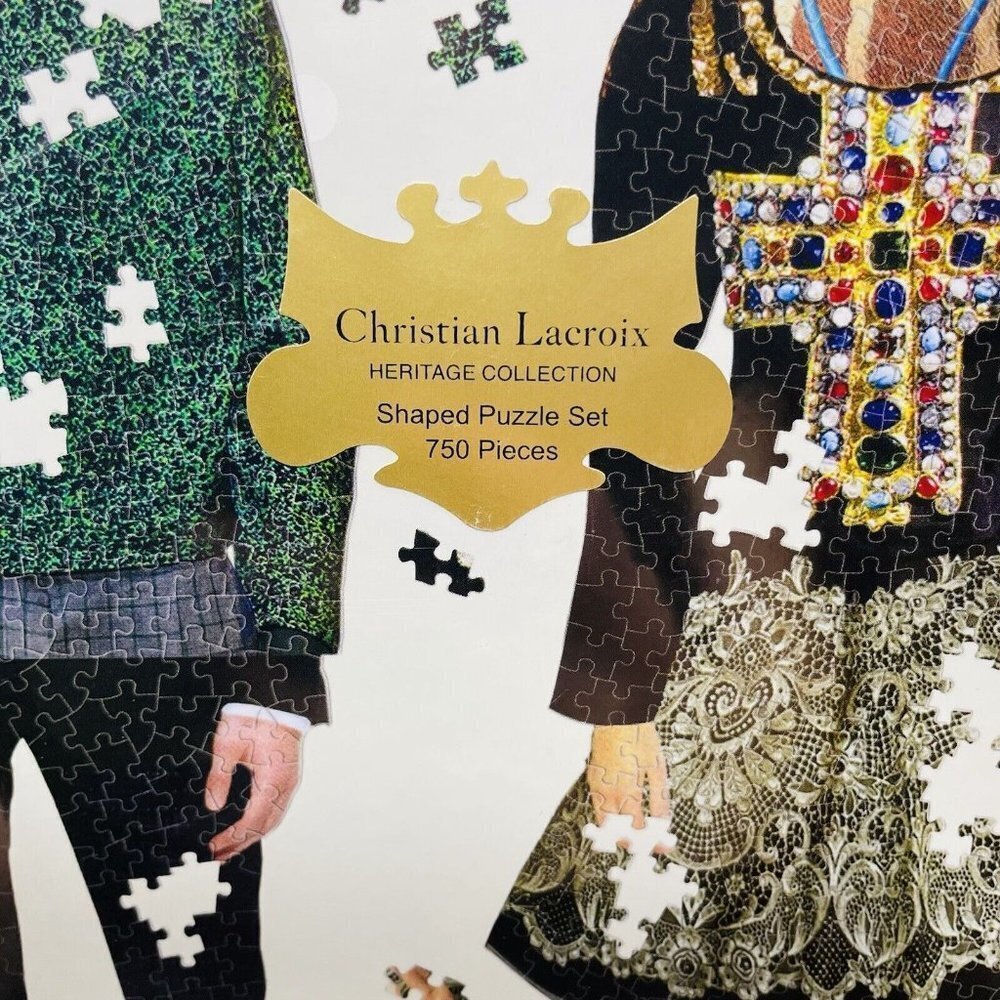 Galison Christian Lacroix Shaped Puzzle Jigsaw 750 Piece Love Who You Want Art - Picture 5 of 8